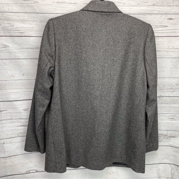 🍁 Vintage Sag Harbor Petite Woolmark Blend Blazer Jacket Coat sz 6 - Picture 2 of 7